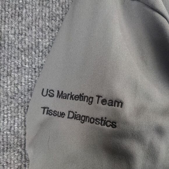 Under Armour Roche Quarter Zip Jacket Mens XL Long Sleeve Gray Loose Polyester - Picture 9 of 16